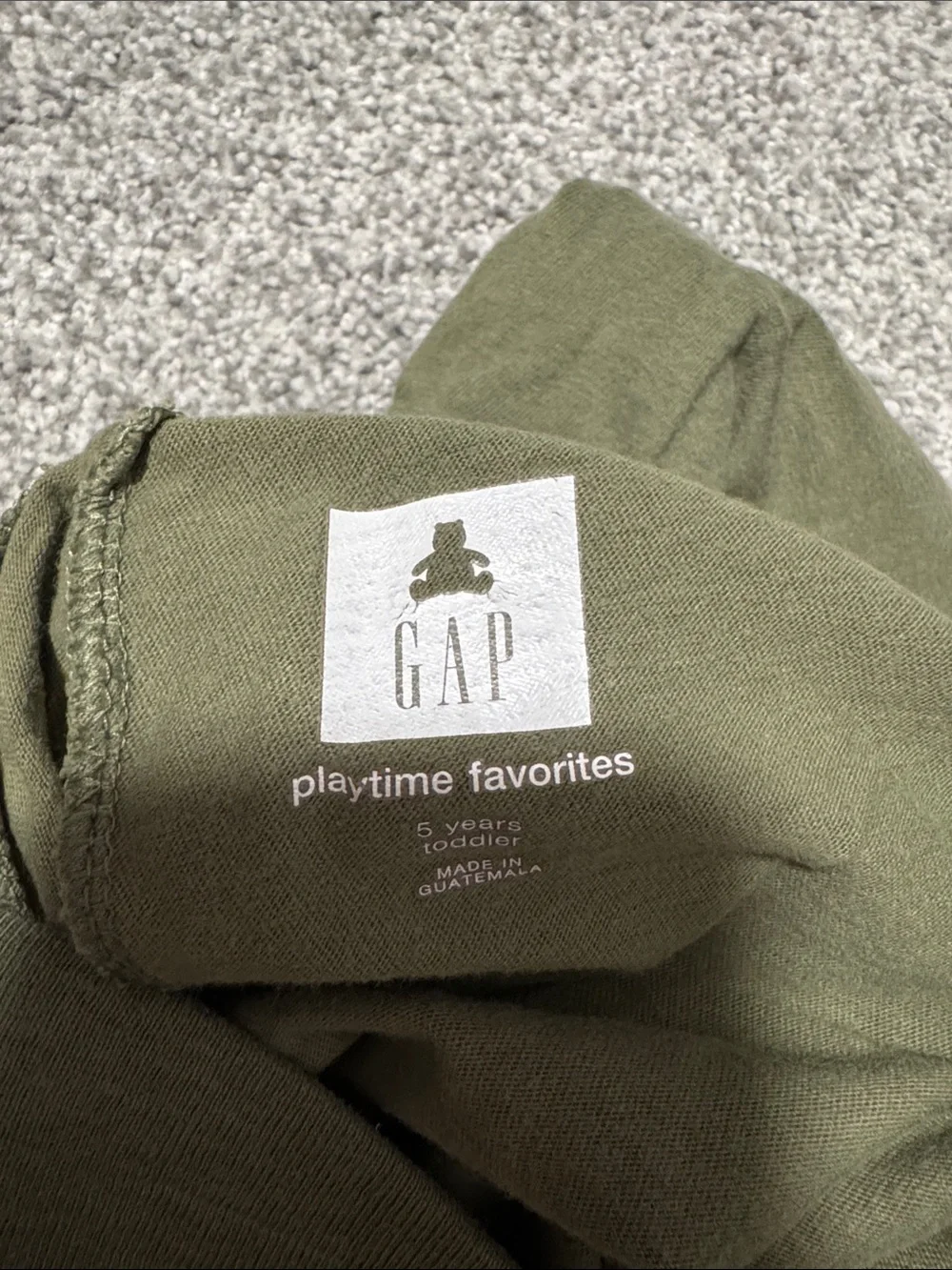 GAP Olive Green Drawstring Jogger Pants